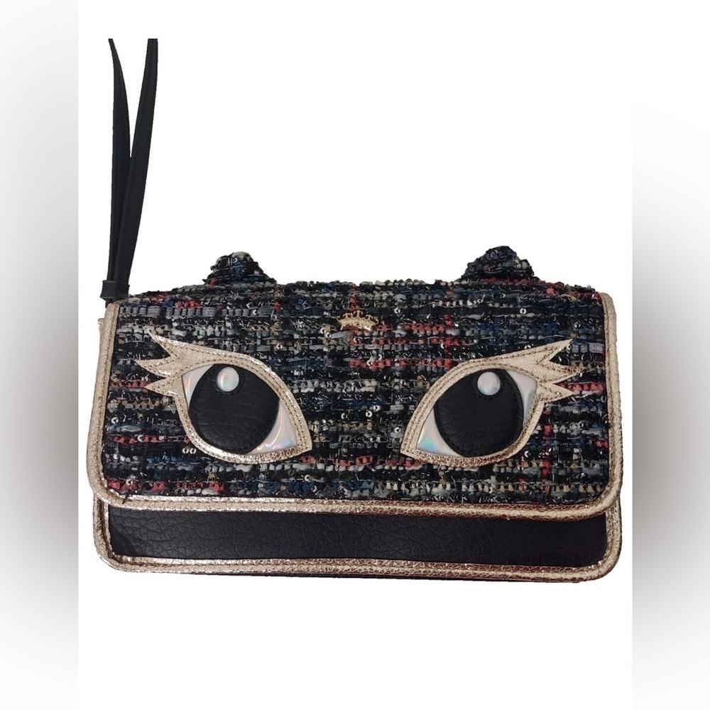 Juicy Cotoure cat face wristlet